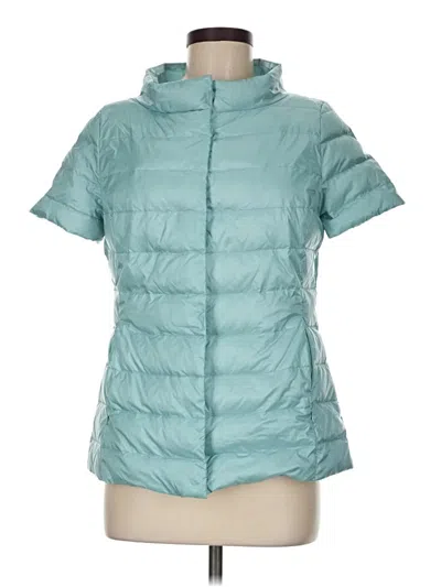 Pre-owned Unbranded Snow Jacket In Teal