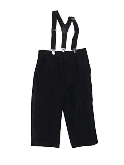 Pre-owned Unbranded Kids' Snow Pants With Bib In Black