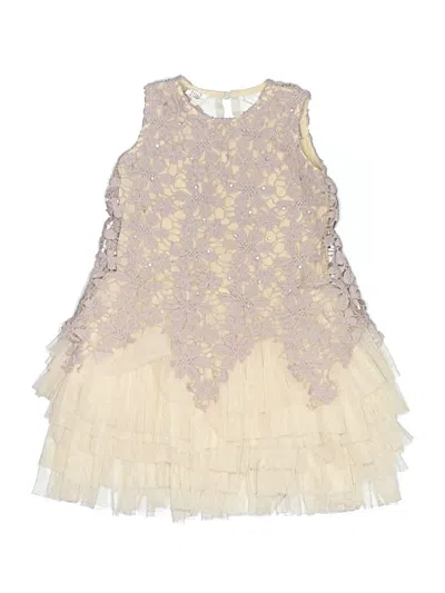 Pre-owned Unbranded Kids' Special Occasion Dress In Ivory
