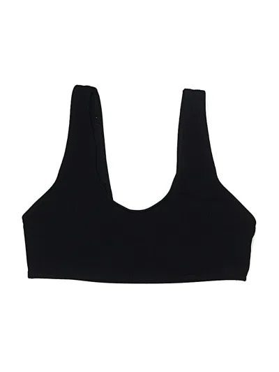 Pre-owned Unbranded Sports Bra In Black