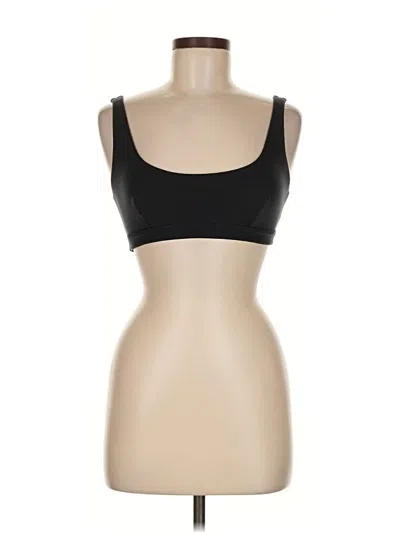 Pre-owned Unbranded Sports Bra In Black