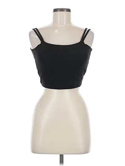 Pre-owned Unbranded Sports Bra In Black