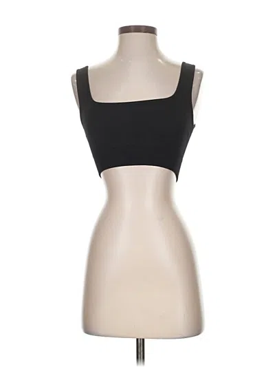 Pre-owned Unbranded Sports Bra In Black