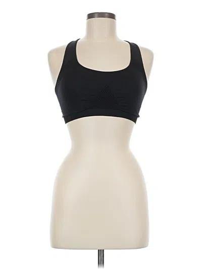 Pre-owned Unbranded Sports Bra In Black