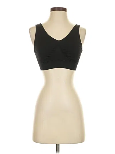 Pre-owned Unbranded Sports Bra In Black