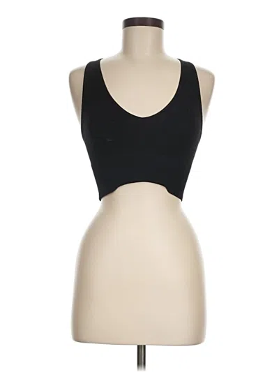 Pre-owned Unbranded Sports Bra In Black