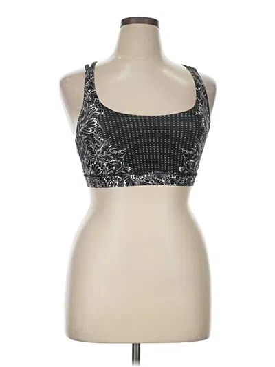 Pre-owned Unbranded Sports Bra In Black