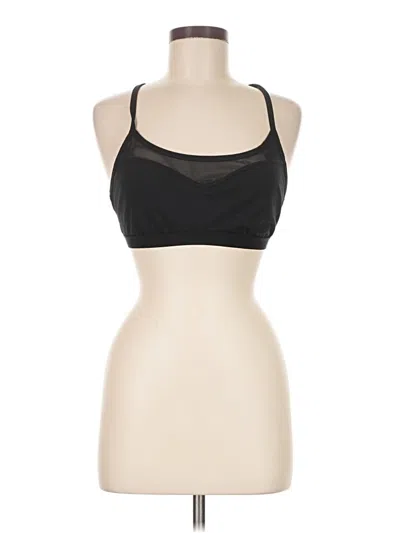 Pre-owned Unbranded Sports Bra In Black