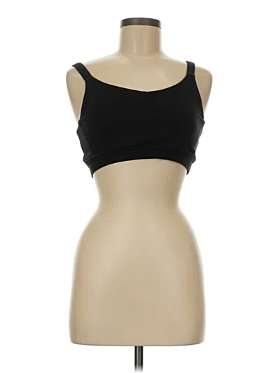 Pre-owned Unbranded Sports Bra In Black