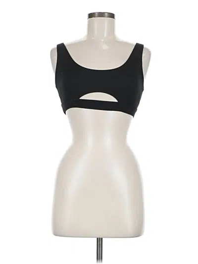 Pre-owned Unbranded Sports Bra In Black
