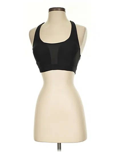 Pre-owned Unbranded Sports Bra In Black