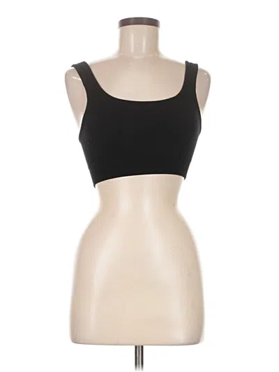 Pre-owned Unbranded Sports Bra In Black