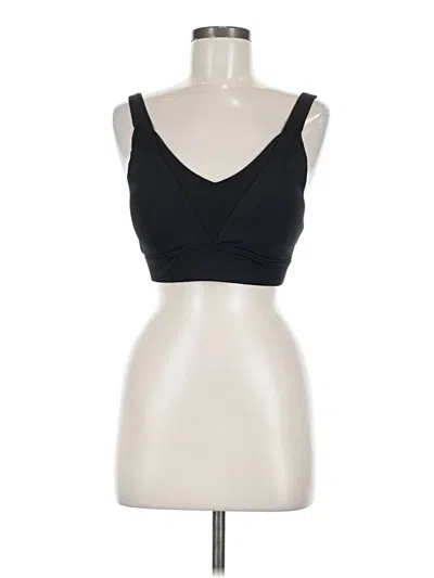 Pre-owned Unbranded Sports Bra In Black
