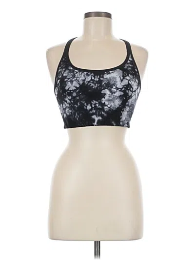 Pre-owned Unbranded Sports Bra In Black