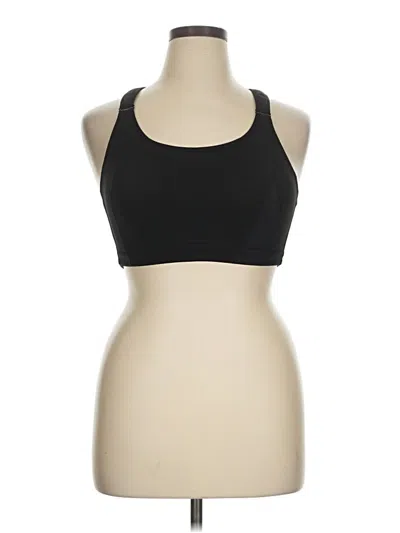 Pre-owned Unbranded Sports Bra In Black