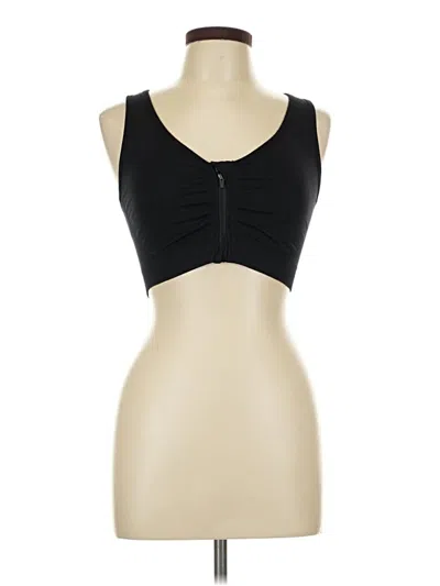 Pre-owned Unbranded Sports Bra In Black