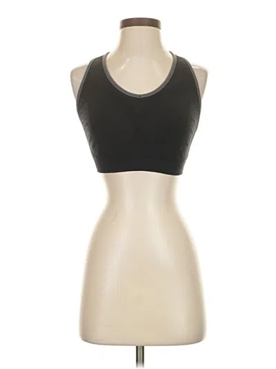 Pre-owned Unbranded Sports Bra In Black