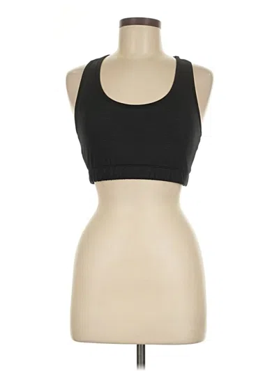 Pre-owned Unbranded Sports Bra In Black