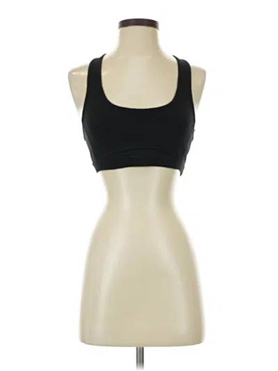 Pre-owned Unbranded Sports Bra In Black