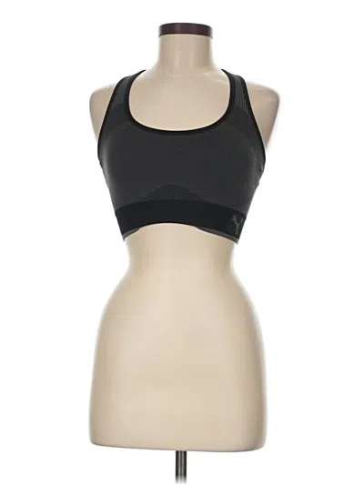 Pre-owned Unbranded Sports Bra In Black