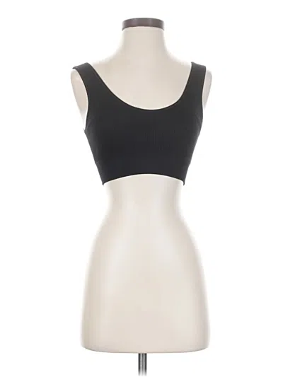 Pre-owned Unbranded Sports Bra In Black