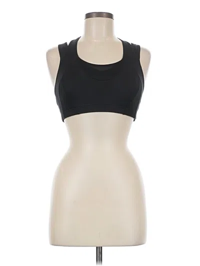 Pre-owned Unbranded Sports Bra In Black
