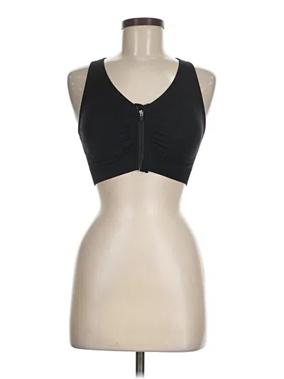 Pre-owned Unbranded Sports Bra In Black