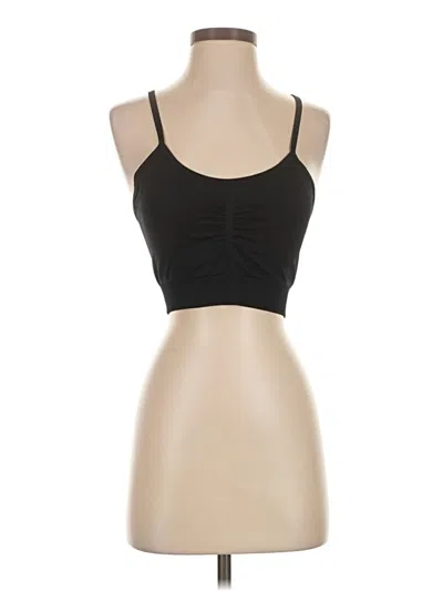 Pre-owned Unbranded Sports Bra In Black