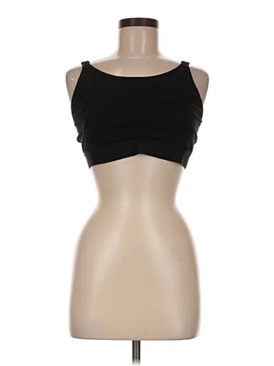 Pre-owned Unbranded Sports Bra In Black