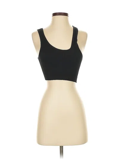 Pre-owned Unbranded Sports Bra In Black