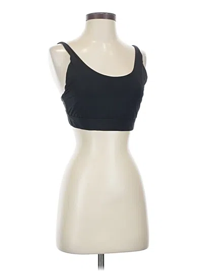 Pre-owned Unbranded Sports Bra In Black