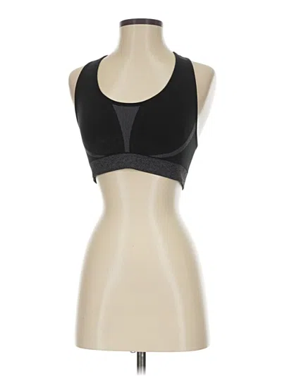 Pre-owned Unbranded Sports Bra In Black