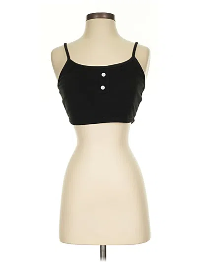 Pre-owned Unbranded Sports Bra In Black