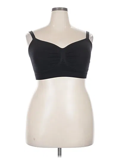 Pre-owned Unbranded Sports Bra In Black