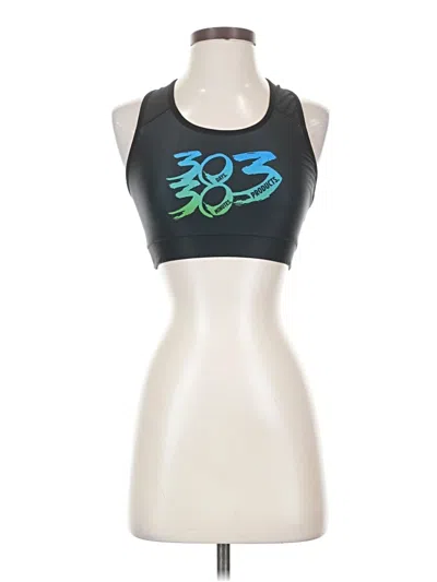 Pre-owned Unbranded Sports Bra In Black