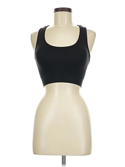 Pre-owned Unbranded Sports Bra In Black