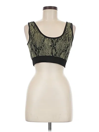 Pre-owned Unbranded Sports Bra In Black