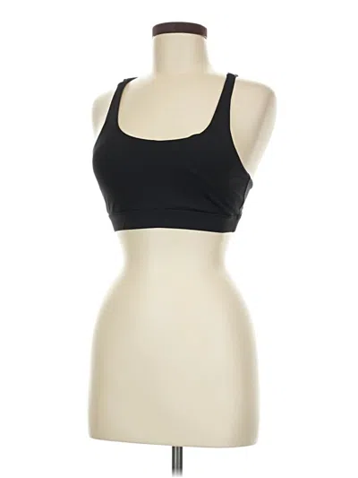 Pre-owned Unbranded Sports Bra In Black