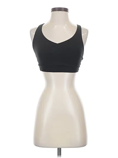 Pre-owned Unbranded Sports Bra In Black