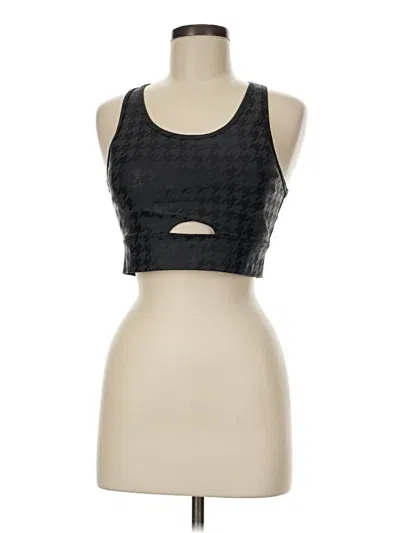 Pre-owned Unbranded Sports Bra In Black