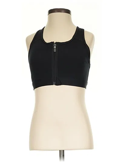 Pre-owned Unbranded Sports Bra In Black