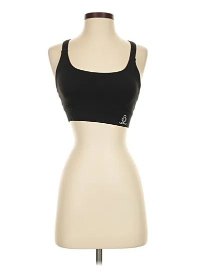 Pre-owned Unbranded Sports Bra In Black