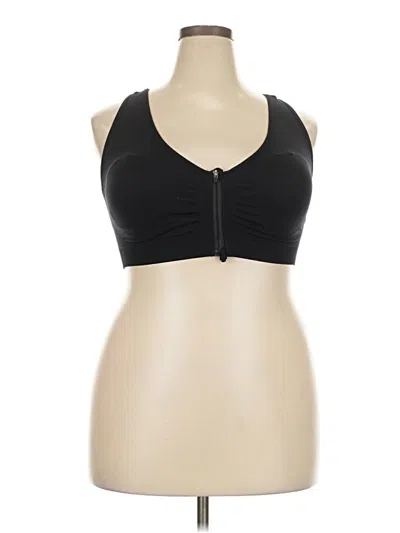 Pre-owned Unbranded Sports Bra In Black