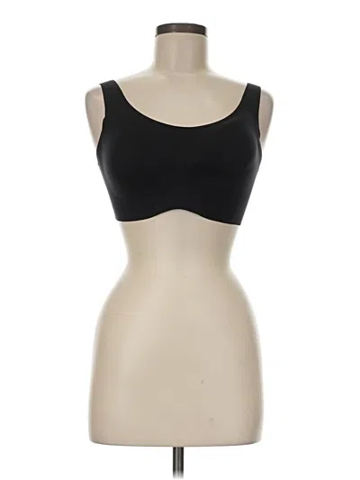 Pre-owned Unbranded Sports Bra In Black