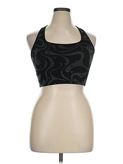 Pre-owned Unbranded Sports Bra In Black