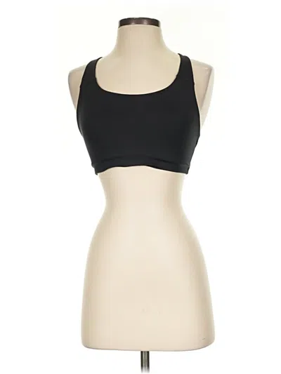Pre-owned Unbranded Sports Bra In Black