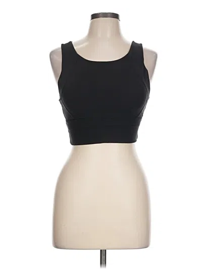 Pre-owned Unbranded Sports Bra In Black