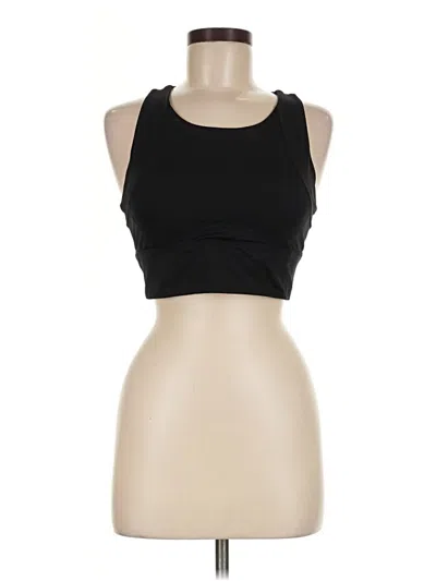 Pre-owned Unbranded Sports Bra In Black