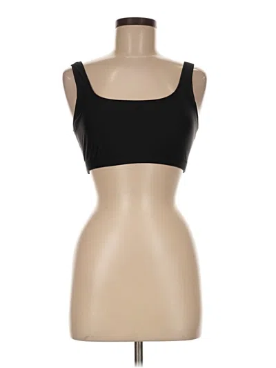 Pre-owned Unbranded Sports Bra In Black