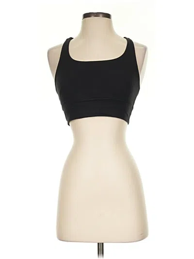 Pre-owned Unbranded Sports Bra In Black